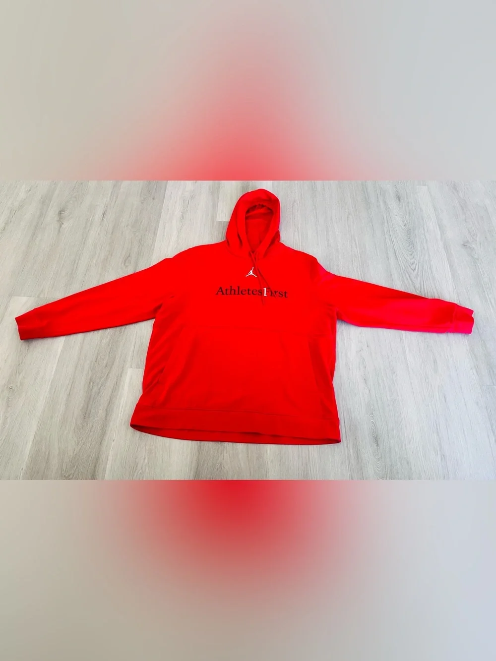 Jordan red Athletes First hoodie